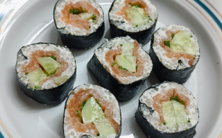 Keto Sushi z ryżem konjac